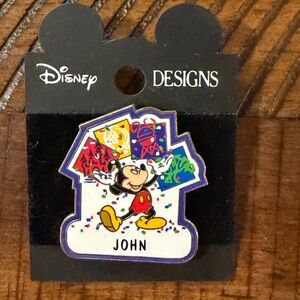 Disney Designs Personalized Enamel Name Pin